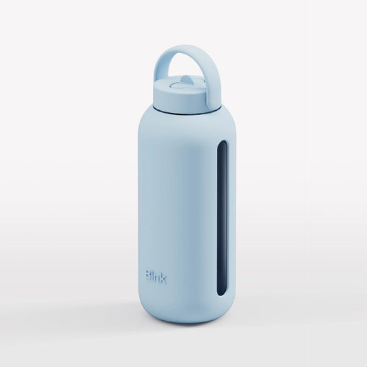 Big Bottle With Straw Cap (Glacier)