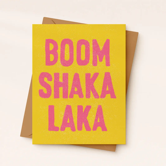 Boom Shaka Laka Card | Funny Congratulations Card | Grads