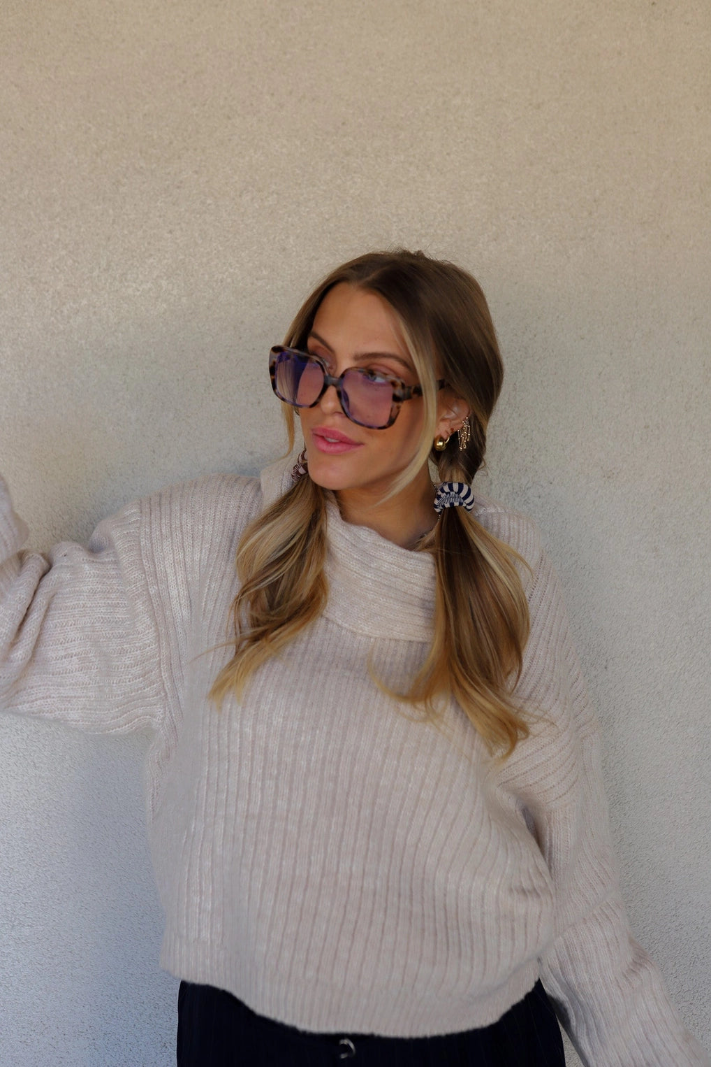 Striped Hair Tie Pack of Three