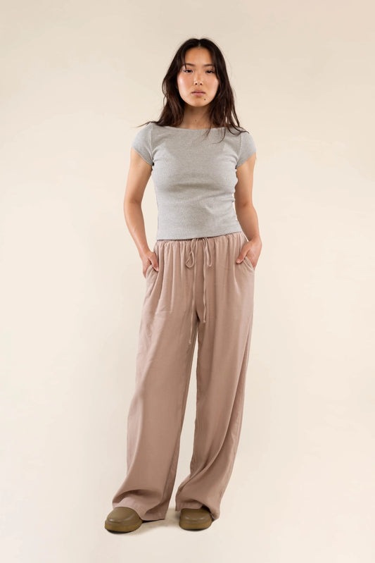 Meridian Tencel Pants | Mushroom