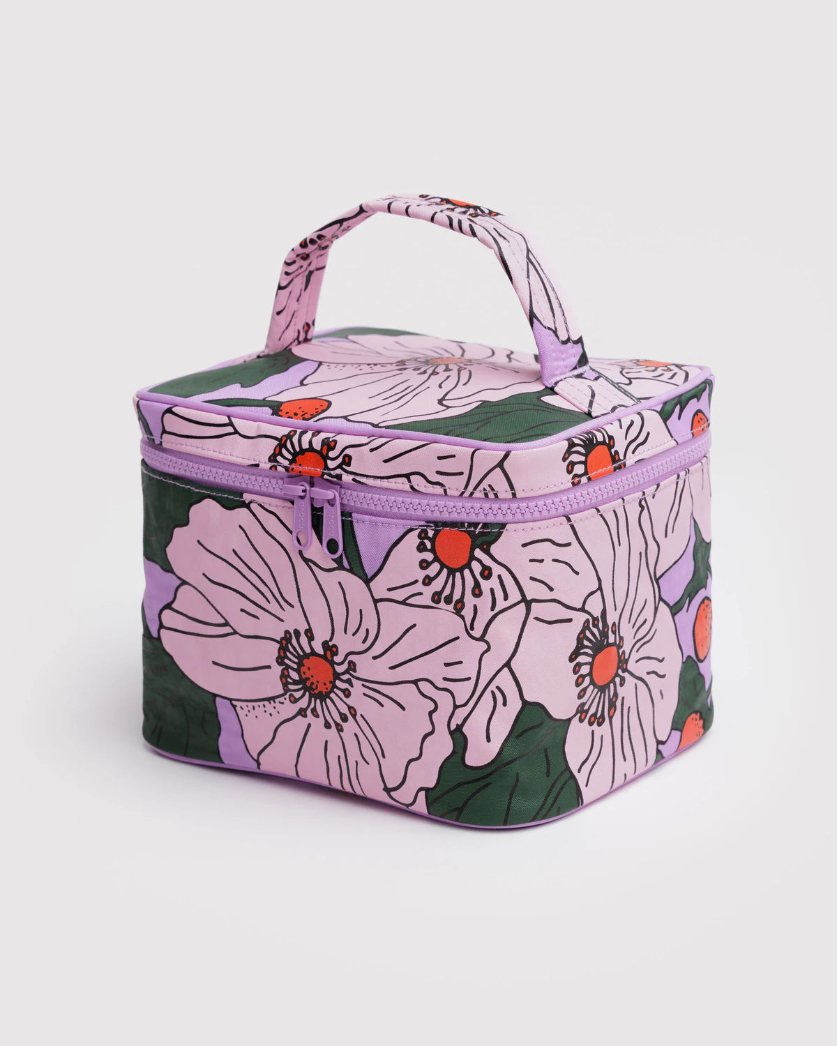 Large Cosmetic Case (Pink Poppy)