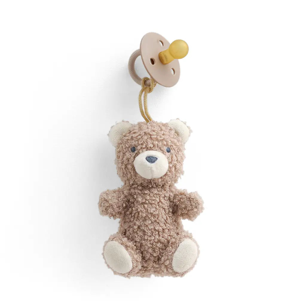 Teddy Natural Rubber Pacifier & Plush