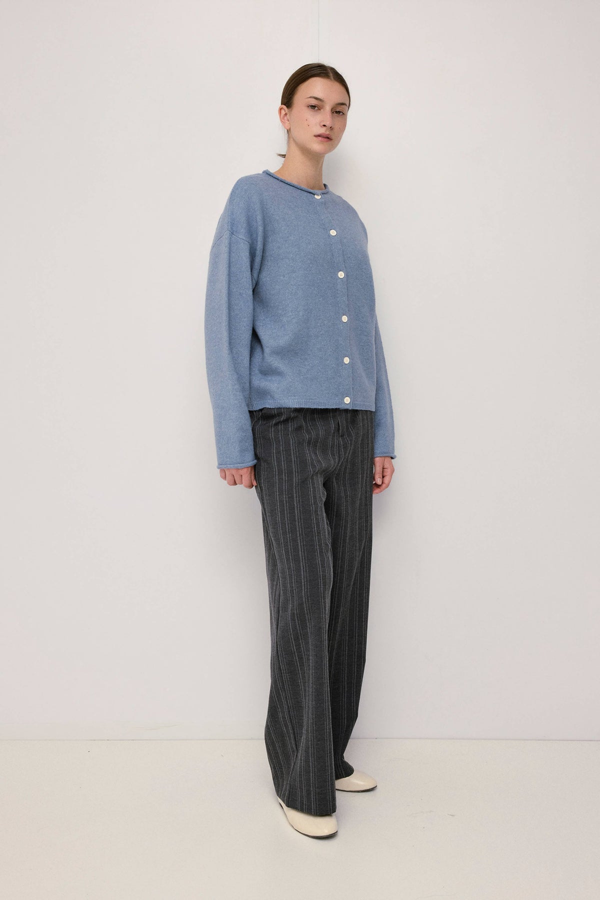 Slate Blue Deanna Cardigan