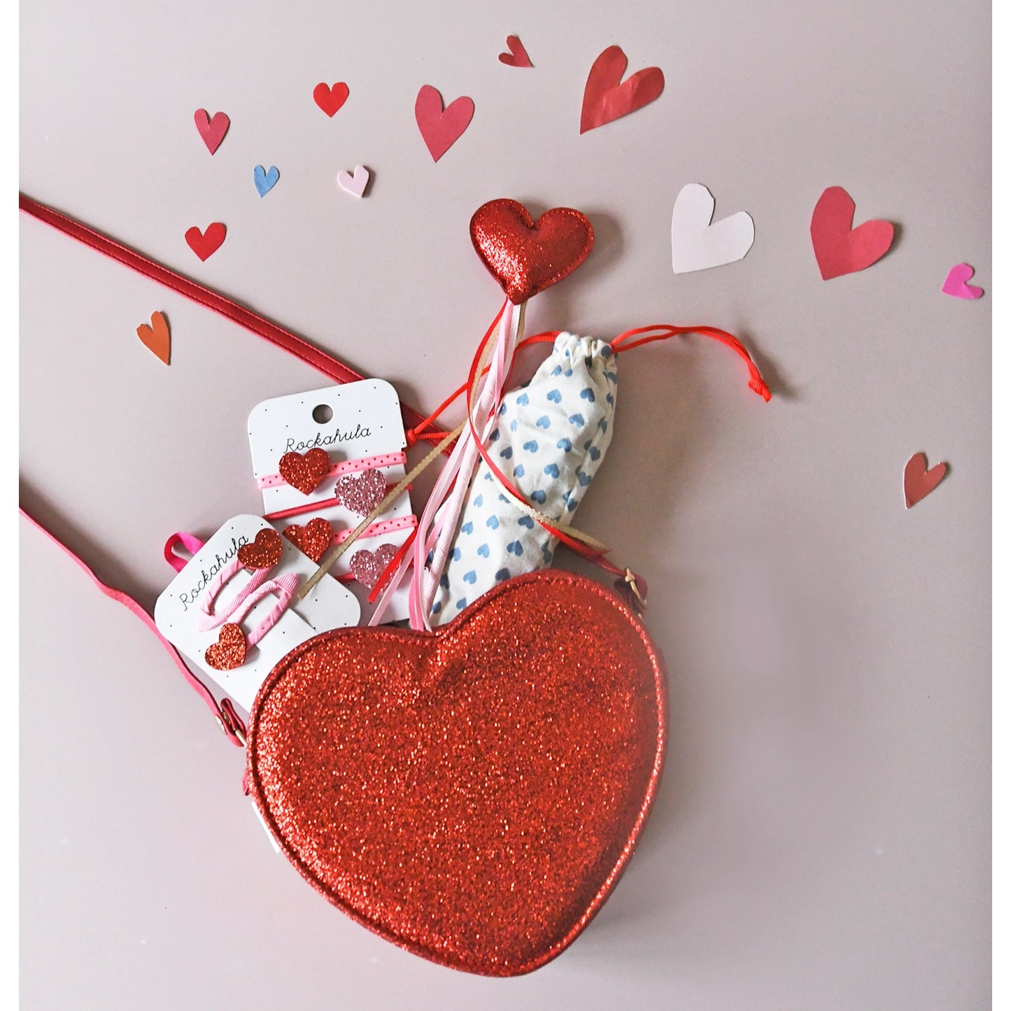 Love Heart Glitter Wand