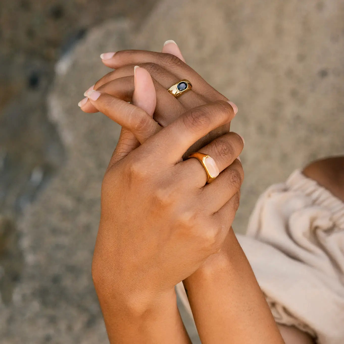 Amara Rose Quartz Ring