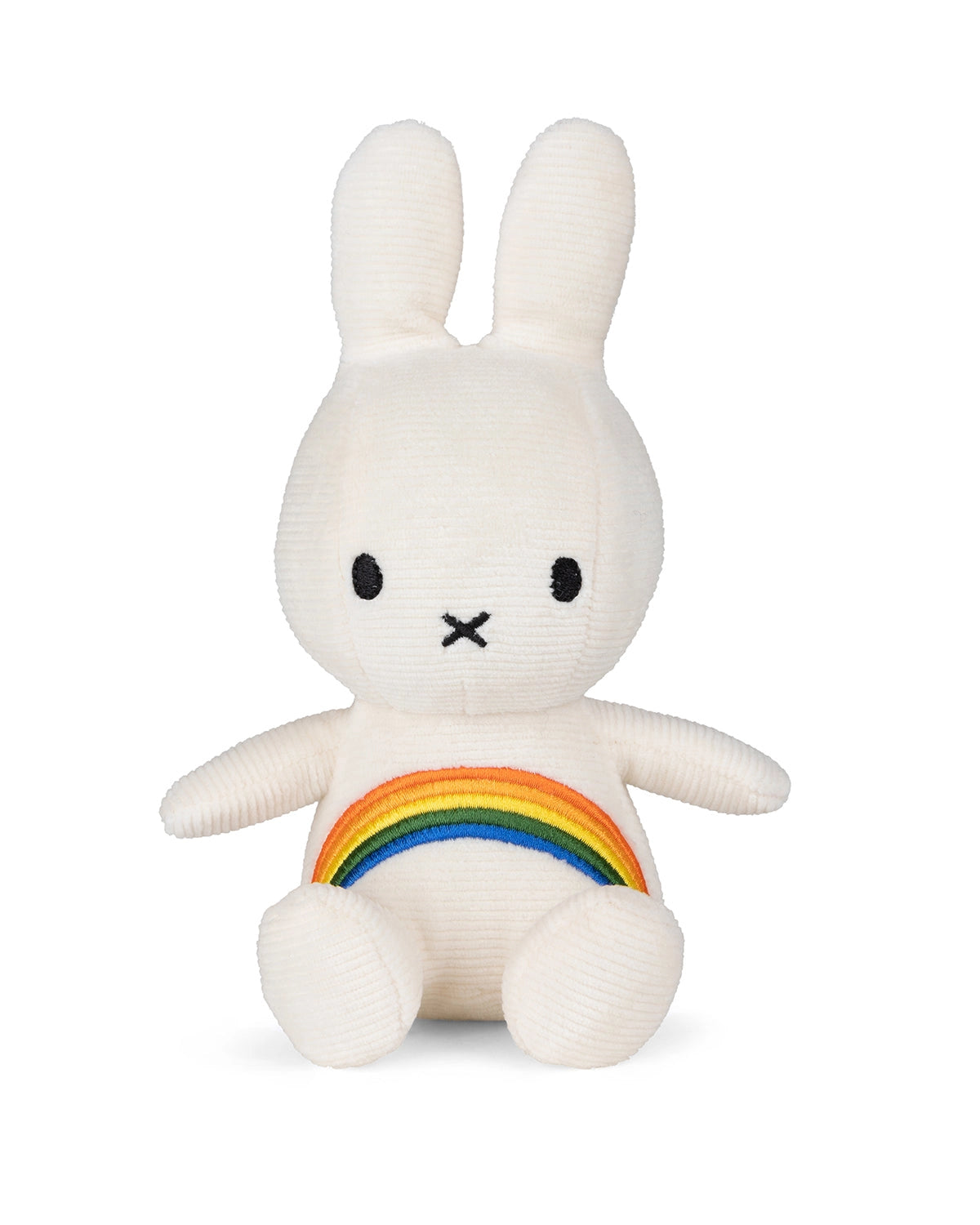 Plush Miffy Rainbow Off White 7"