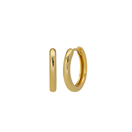 Small Hoop Earrings in Gold