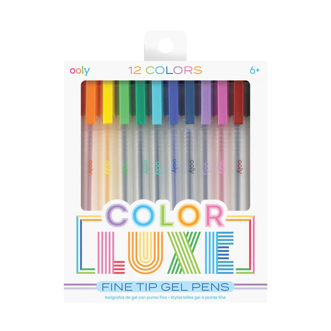 Color Luxe: Fine Tip Gel Pens (Set of 12)