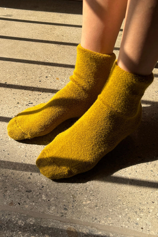 Green Olive Cloud Socks