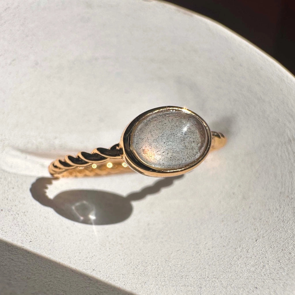 Nebula Labradorite Ring