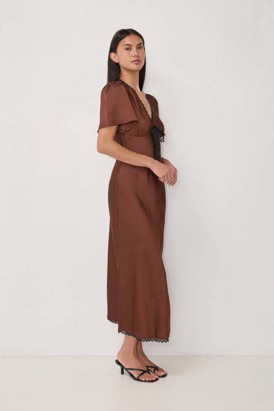 Brown + Black Estelle Dress