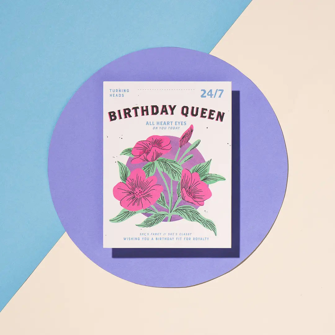 Birthday Queen Birthday Greeting Card