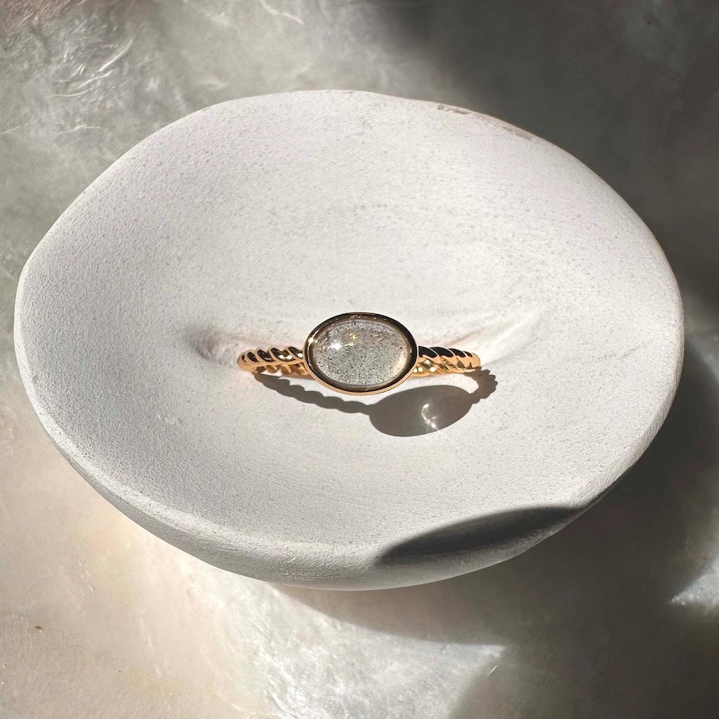 Nebula Labradorite Ring