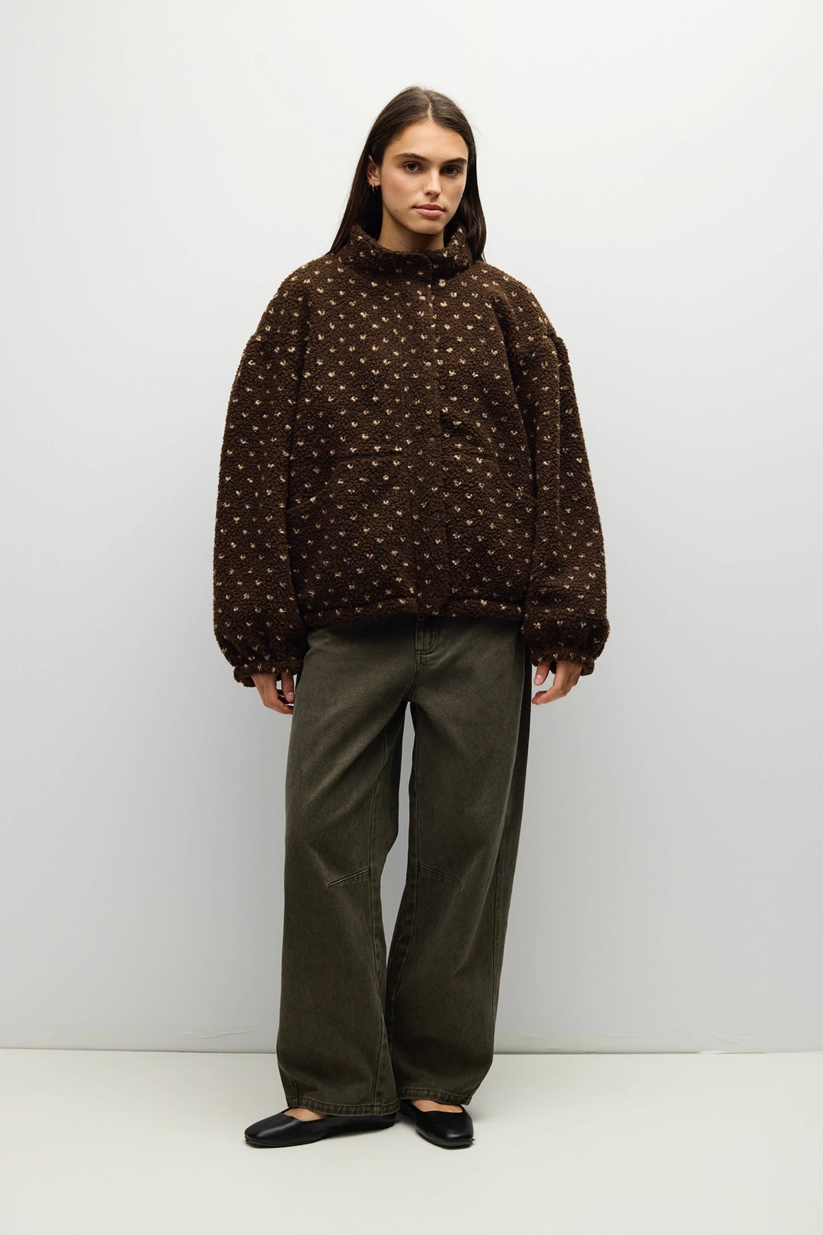 Brown Sherpa Leslie Jacket