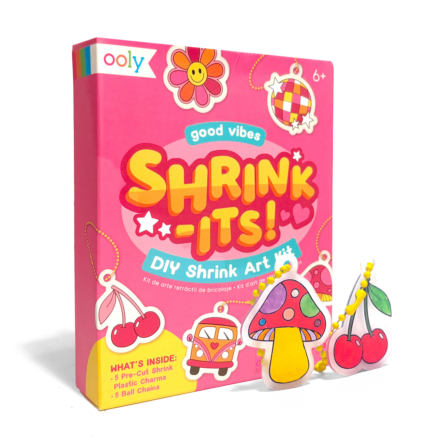 Mini Shrink-Its! DIY Shrink Art Kit - Good Vibes