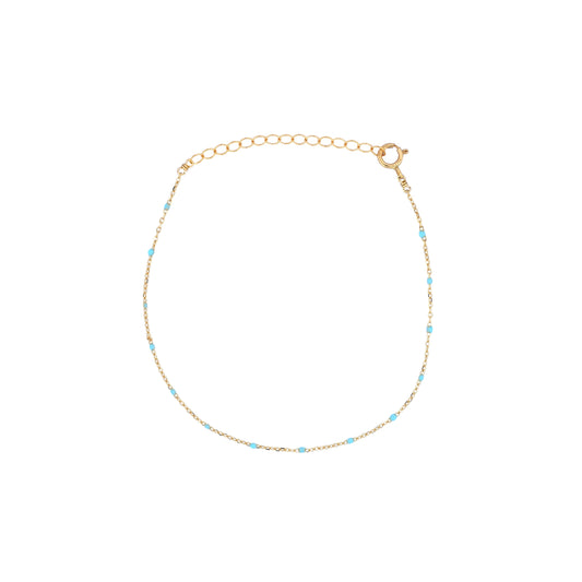 Enamel & Gold Bracelet (Multiple Colors)