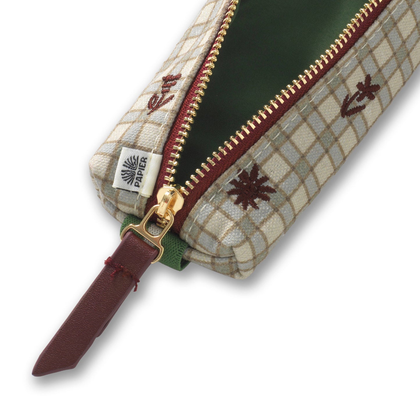 Elastic Pen Pouch - Garden Grid