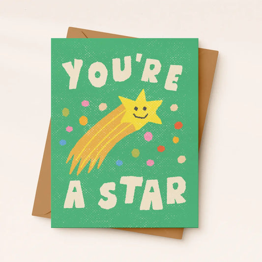 You're A Star Kids Encouragement Card | Kids Birthday Card