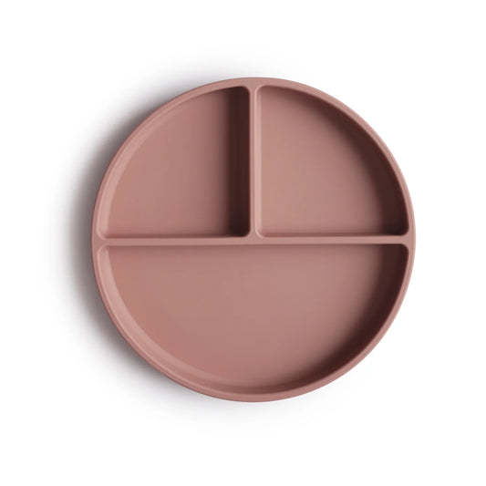 Silicone Suction Plate | Cloudy Mauve