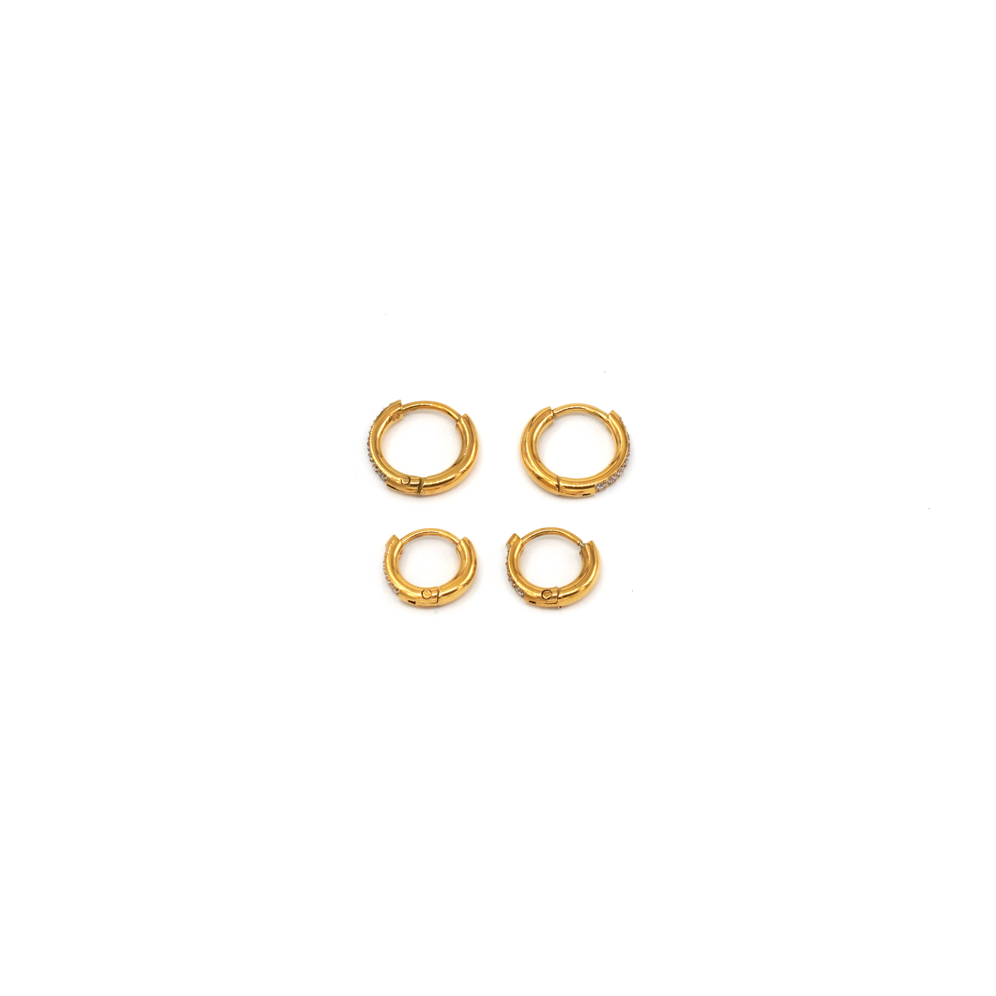 CZ Petite Hoops