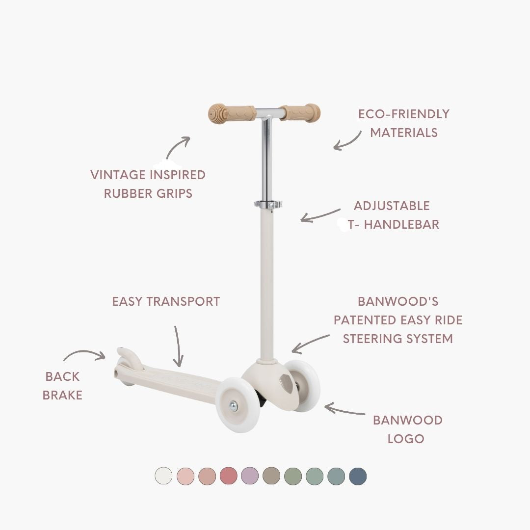 Banwood Eco Scooter - Ivory