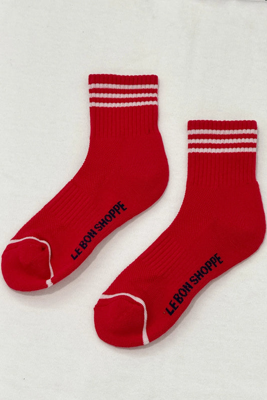 Girlfriend Socks | Scarlet