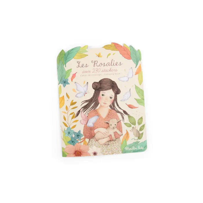 Les Rosalies Coloring Book with Stickers