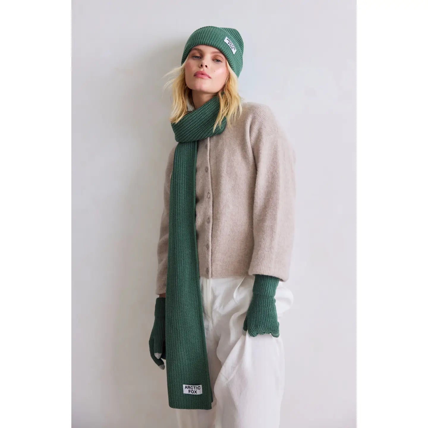 Recycled Bottle Gloves - Forest Fern