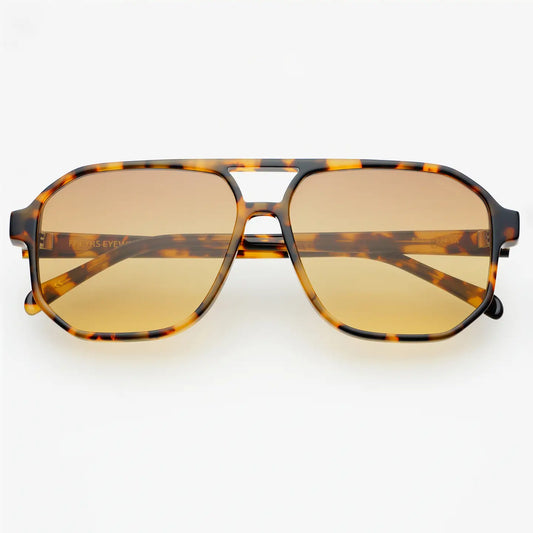 Billie Aviator Sunglasses (Tortoise/Brown)