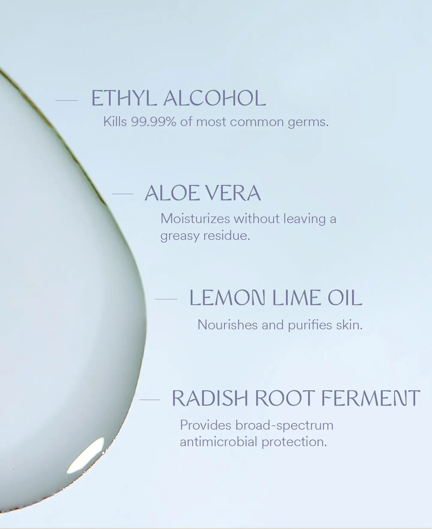 Rainwater Power Mist Hydrating Hand Sanitizer