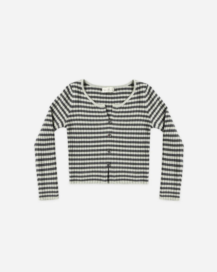 Long Sleeve Knit Tee Midnight Stripe