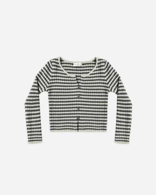 Long Sleeve Knit Tee Midnight Stripe