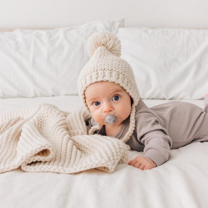 Natural Knit Bonnet