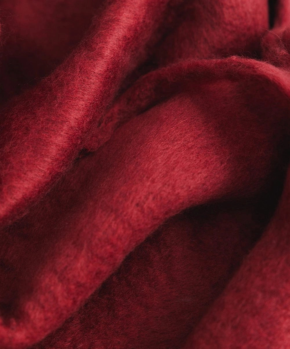 Mik Oversized Scarf (Burgundy)