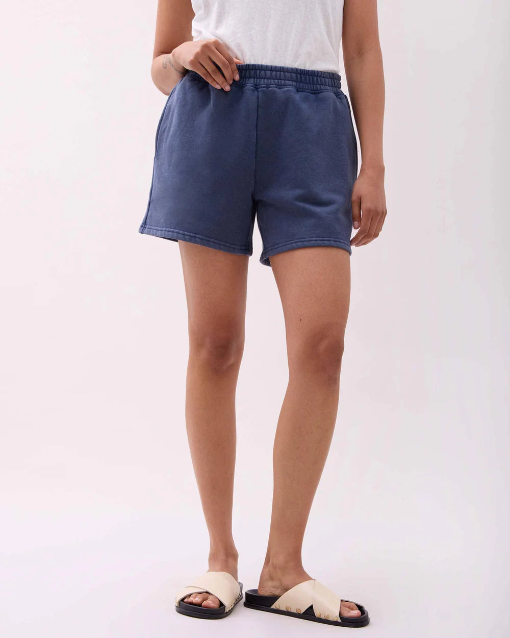 The Recycled Fleece Sweatshort - Mineral Moonlit Ocean