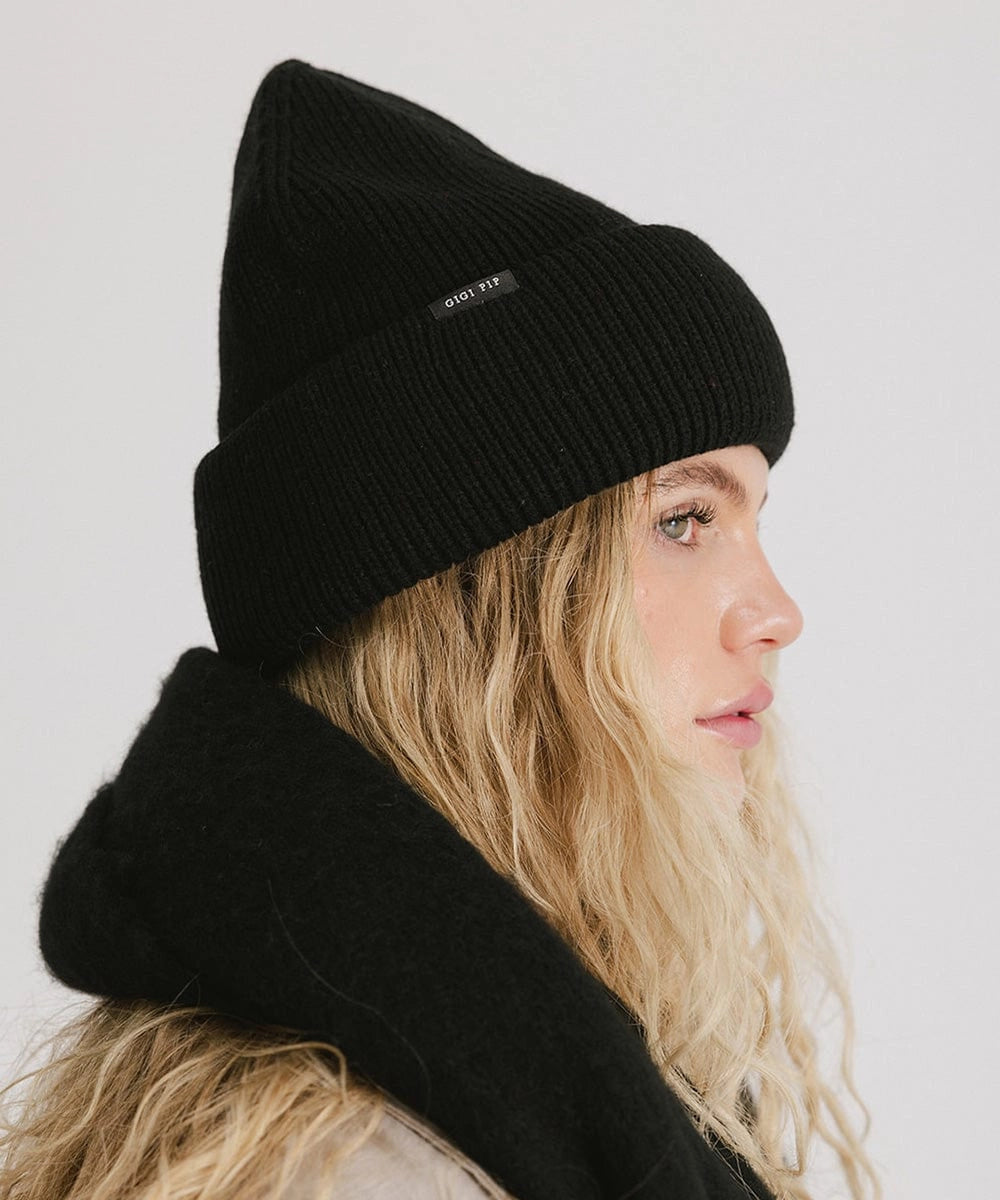 Lou Knit Beanie (Black)
