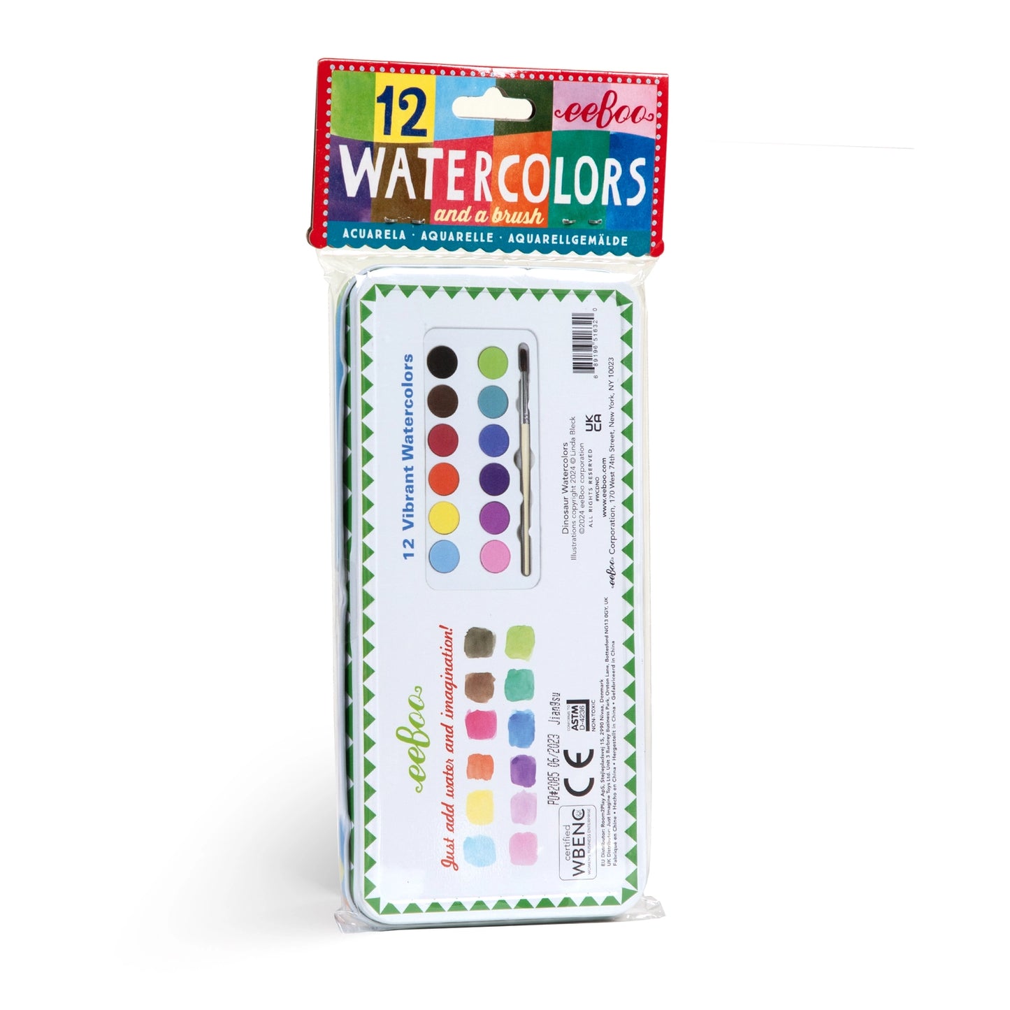 Dinosaur Watercolor Paint Set