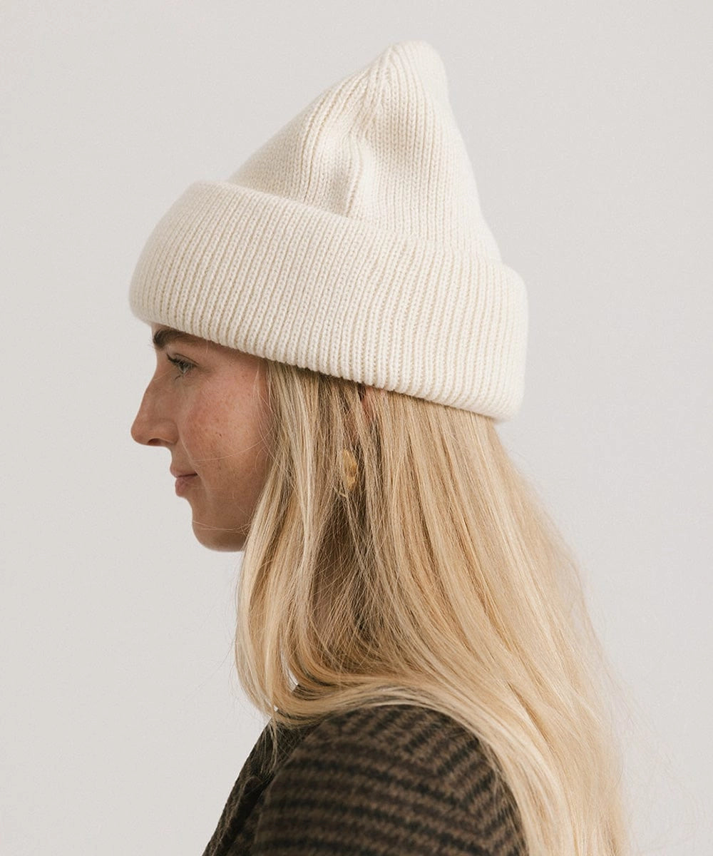 Lou Knit Beanie (Off White)