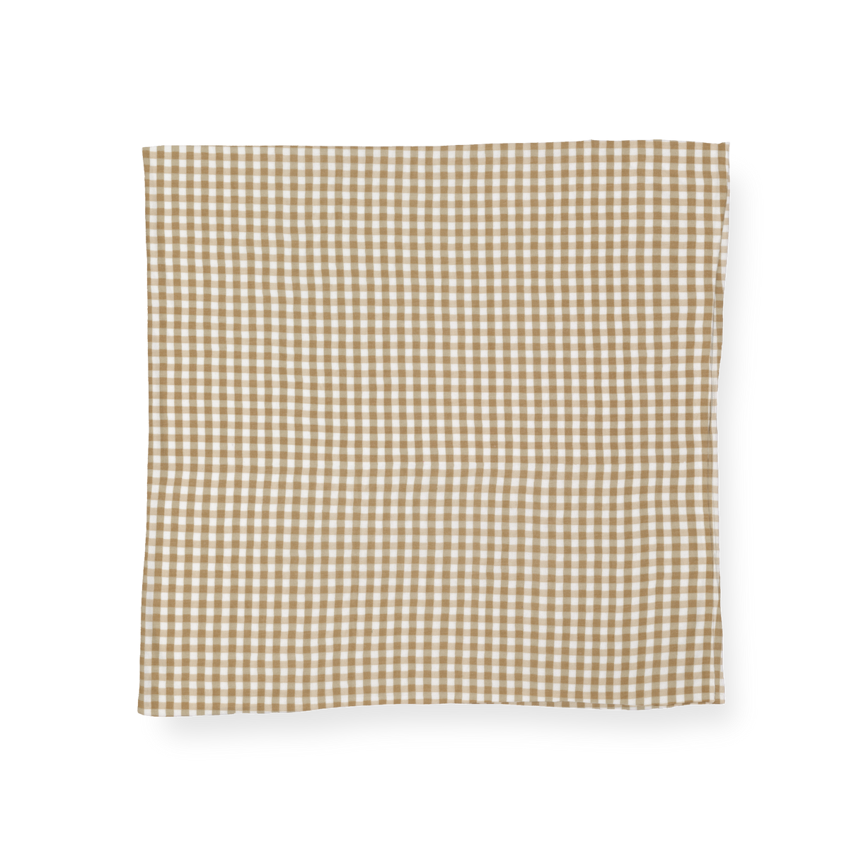 Stretch Knit Swaddle Blanket - Cinnamon Gingham