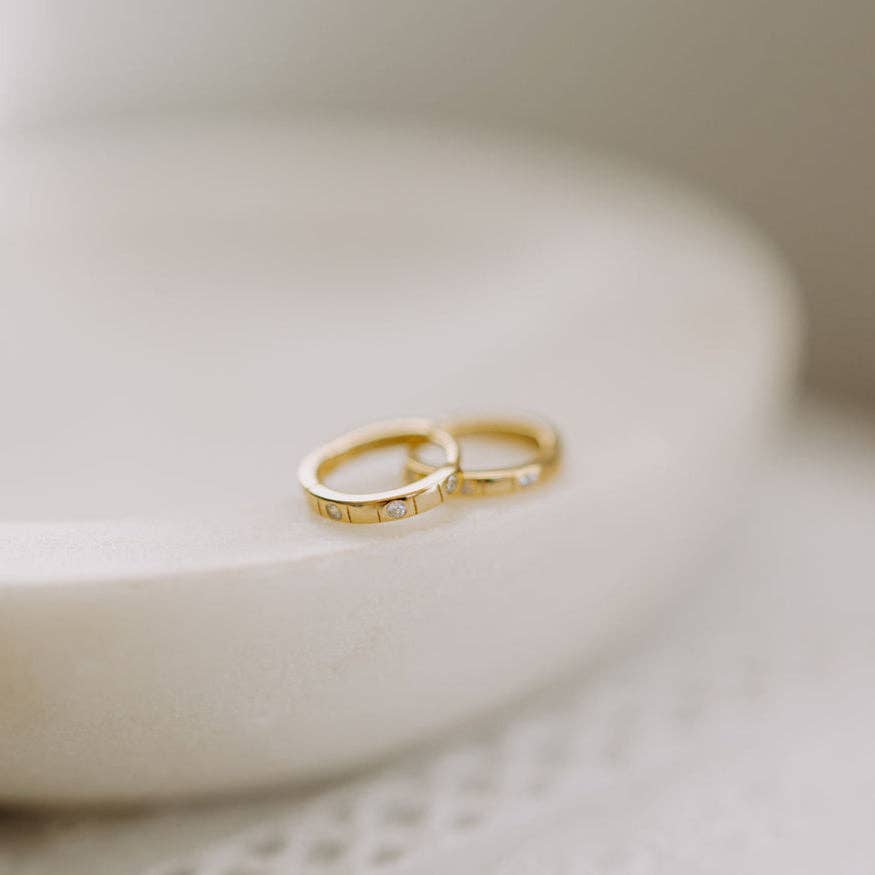 Diana Diamond Hoops