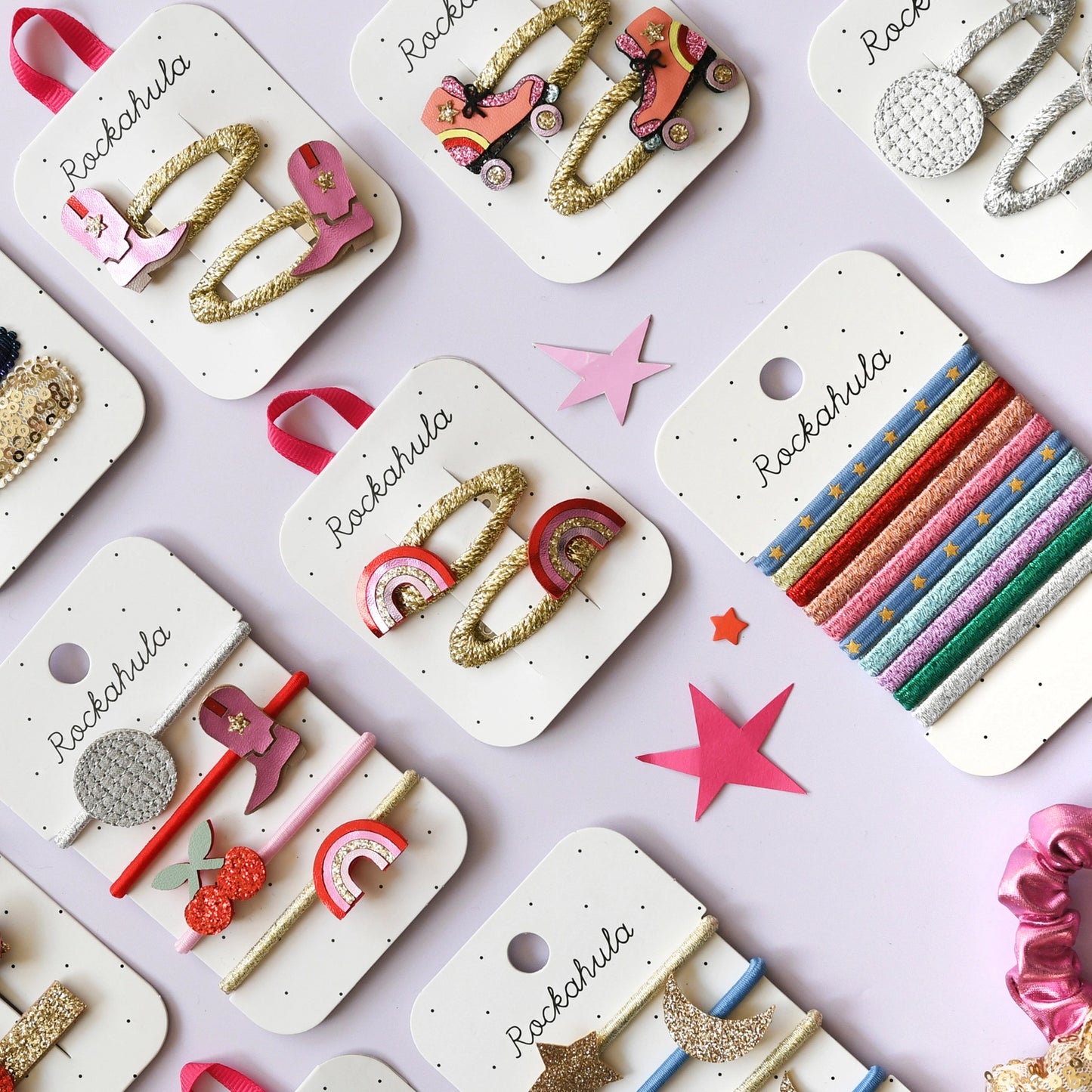 Disco Rainbow Clips