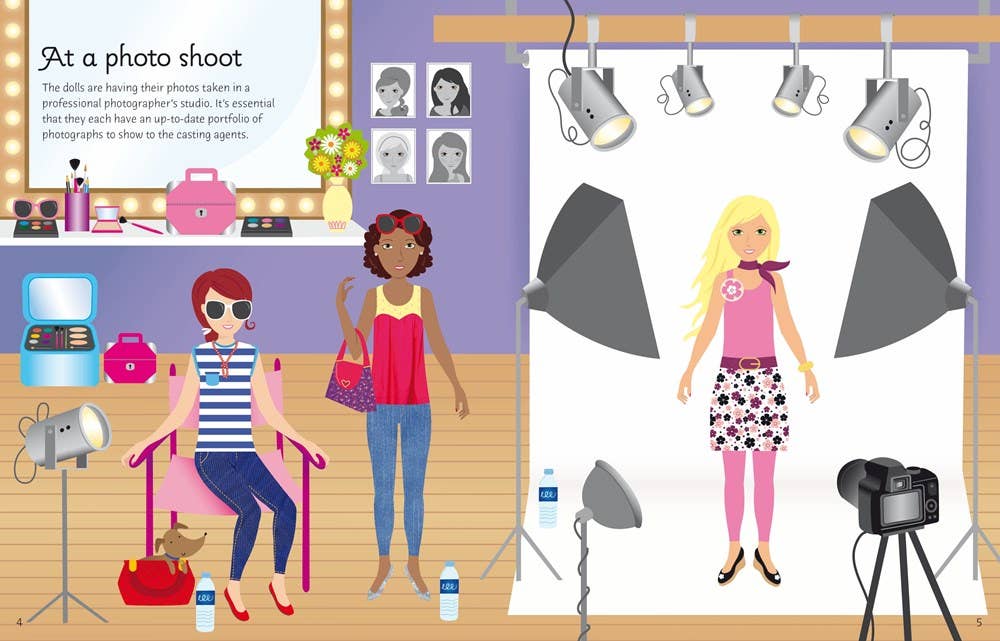 Sticker Dolly Dressing Movie Stars : Usborne