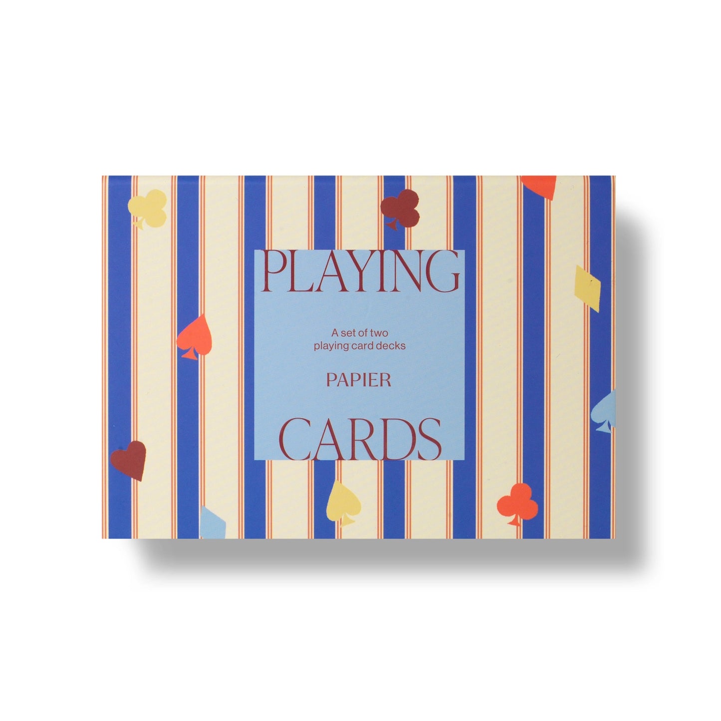 Playing Cards, Set of 2 - Suits & Stripes