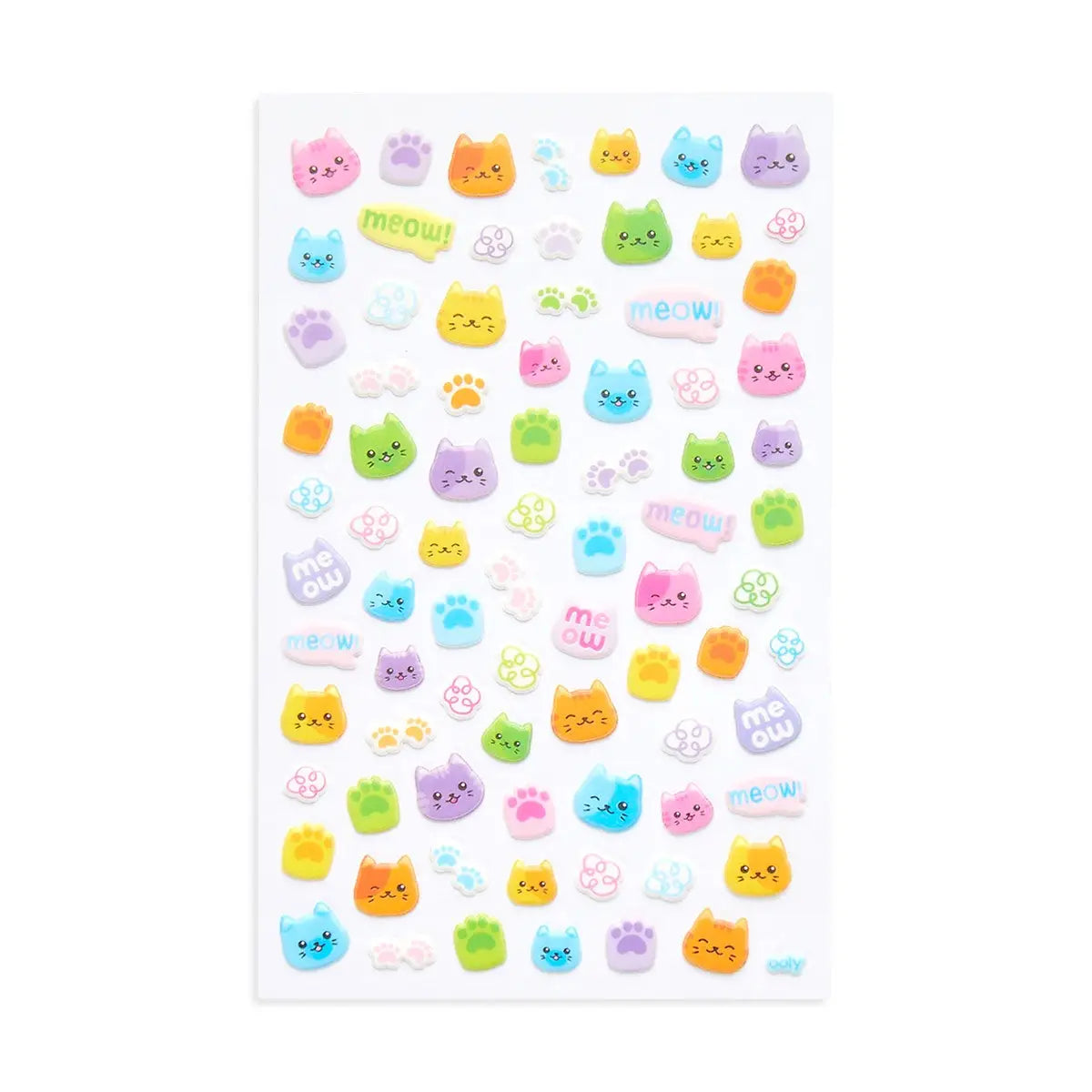 Colorful Cat Stickers