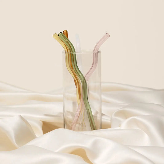 Wavy Glass Straws