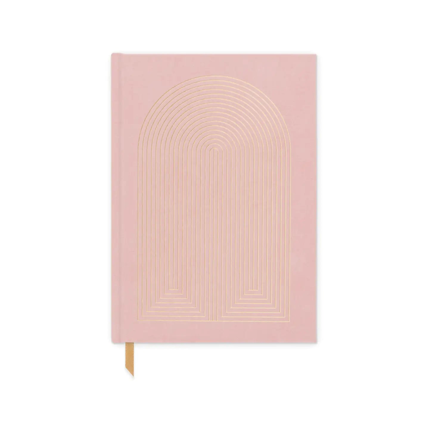 Suede Journals - Dusty Pink Radiant Rainbow