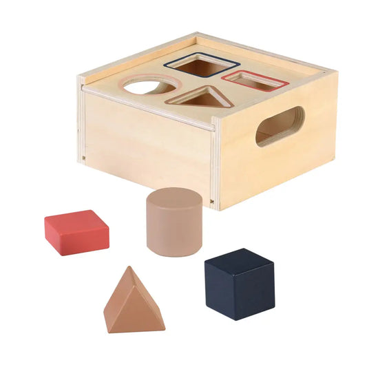 Wooden Cubes Shape Box