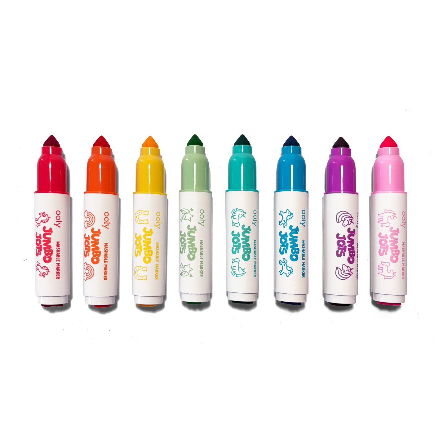 Jumbo Jots Dual Tip Unicorn Markers - Set of 8
