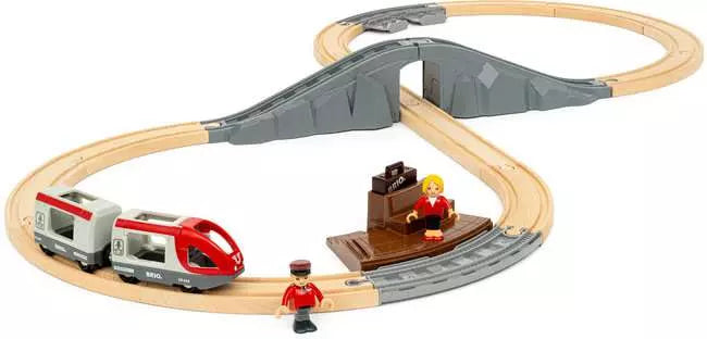 BRIO World Train Set Starter Travel Train Set