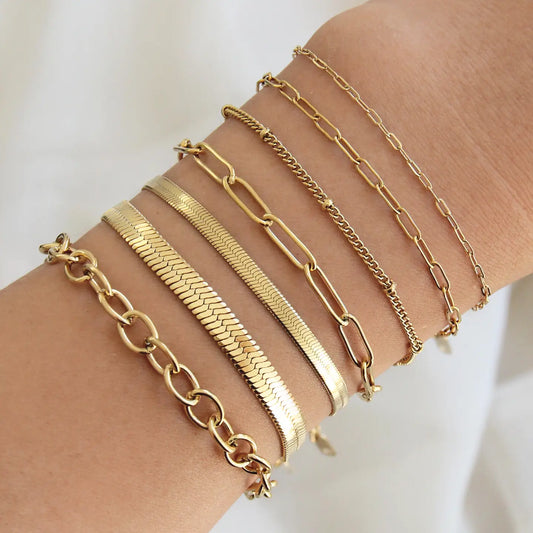 3mm Herringbone Bracelet